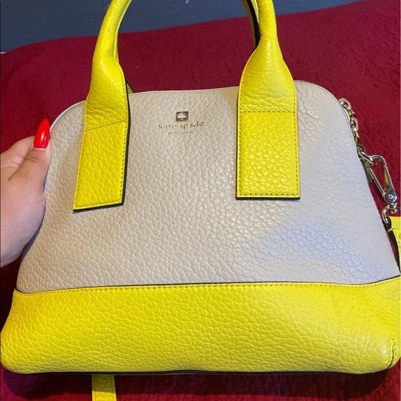 Kate Spade Two-Tone Leather Satchel/purse - Picture 3 of 9